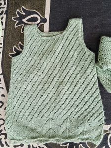 Knitted Dress Two Piece
