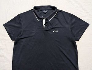 Asics Navy Blue Polo Shirt