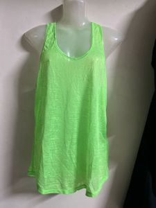 Neon Green Racerback Tank Top
