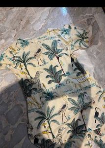 Bohemian Tropical Print Kurta Set