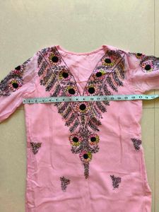 Embroidered Kurta Set Of 3 🦩