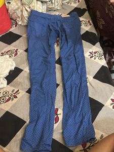 Blue  🔵printed💙 Jeans🩵