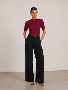 Maroon Casual Top