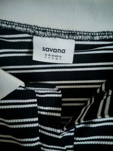 crop oversized tshirt from savana
