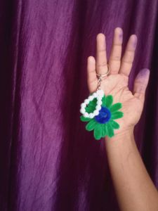 Handmade Flower Keychain