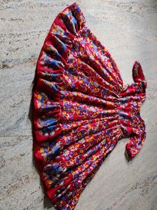 Georgette Customised Kalamkari Frock