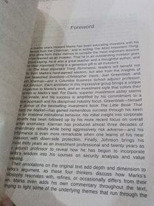 The Most Important Thing by Howard Marks