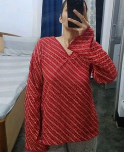 red short kurti