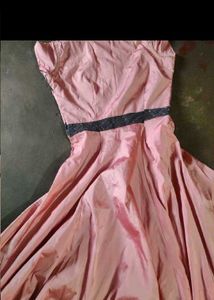 Elegant Pink Anarkali Gown