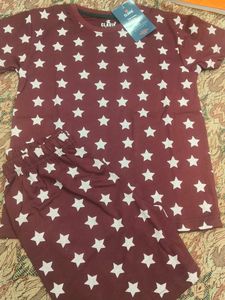 Cute Star Print Kids Outfit