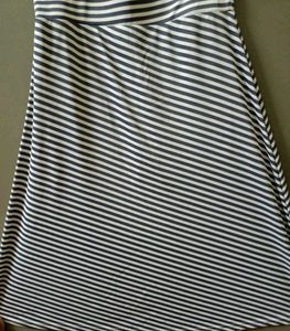 Blue Stripped Skirts