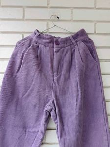 Purple Corduroy Pants