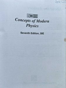 Concepts of Modern Physics Book