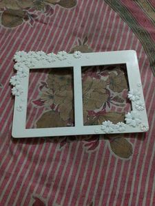 White Double Photo Frame
