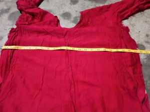 Embroidered Purple Kurti