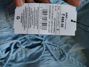 Light Blue Textured Tunic Top