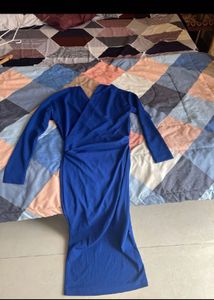 Blue  Midi Dress Zara