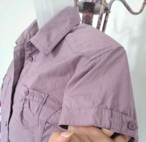 Lavender Button Up Shirt