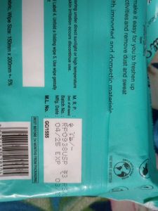 Solix Ice Fresh Refreshing Wipes