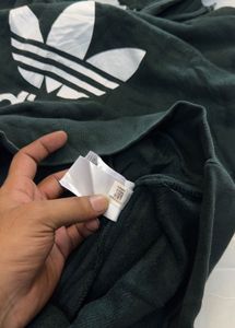 Adidas Green Trefoil Hoodie
