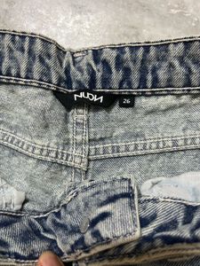 Distressed Wide Leg Jeans
