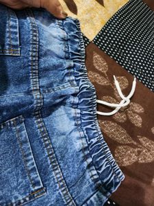 Trendy Blue Jogger Jeans