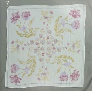 Vintage Floral Handkerchief