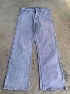 Original Levis Vintage Wide Leg Light Wash Jeans
