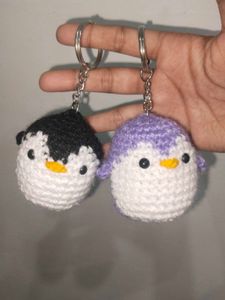 1 Crochet Penguin Keychain for 99 🐧