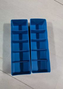 Set of 2 Random Color Drawer Organizers