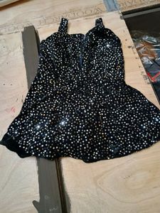 New Black Peplum Kurti And Plazo