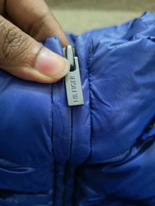 Blue Tommy Hilfiger Puffer Jacket