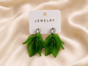 3 Pairs of Earrings Set - Gold, Green, Jhumka