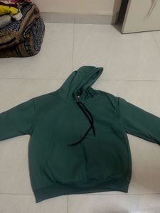 Green Hooded Sweatshirt