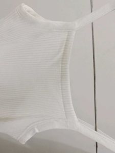 White crop top