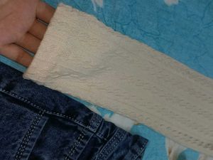 Cream Wrap Style Long Sleeve Top