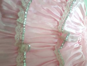 Pretty Pink Ruffled Gown