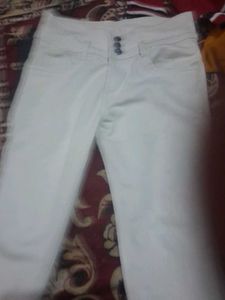 High-Waisted Light Blue Jeans