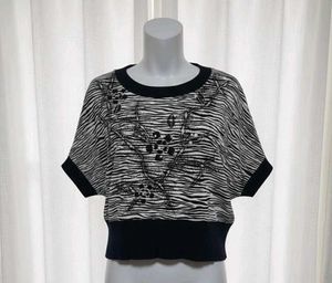 Unique Zebra Print Top