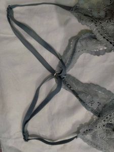 Grey Lace Bralette