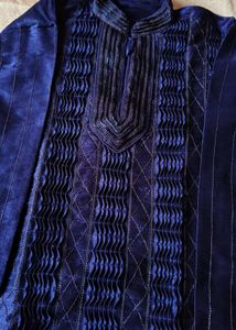 Men's Royal Blue Kurta