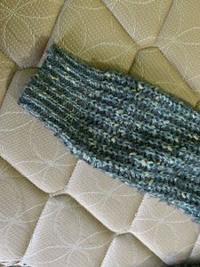 Knitted Cardigan with Unique Collar
