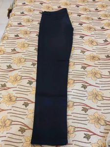 Navy Blue Straight Fit Pants