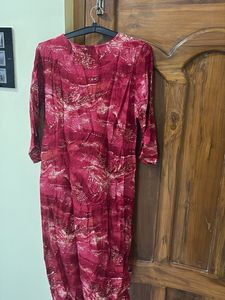 sangria embroidered kurta