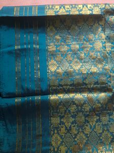 Rama Green Color Saree