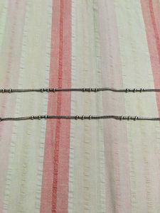 oxidised metal Anklets