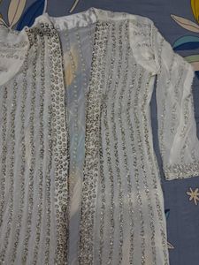 Elegant Beaded Abaya Dress