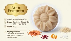 Noor Foamora Rice and Masoor dal soap