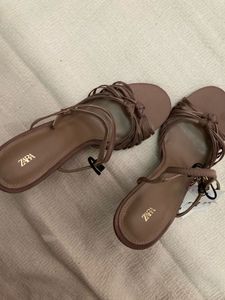Zara brown heels