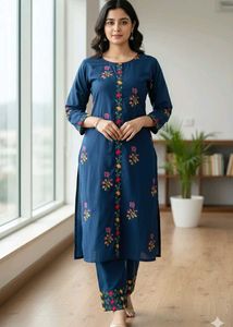 🌸 Elegant Embroidered Kurti – ₹480 Only 🌸